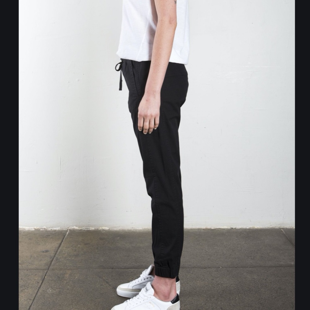 Pharoah Collection Black Cotton Joggers